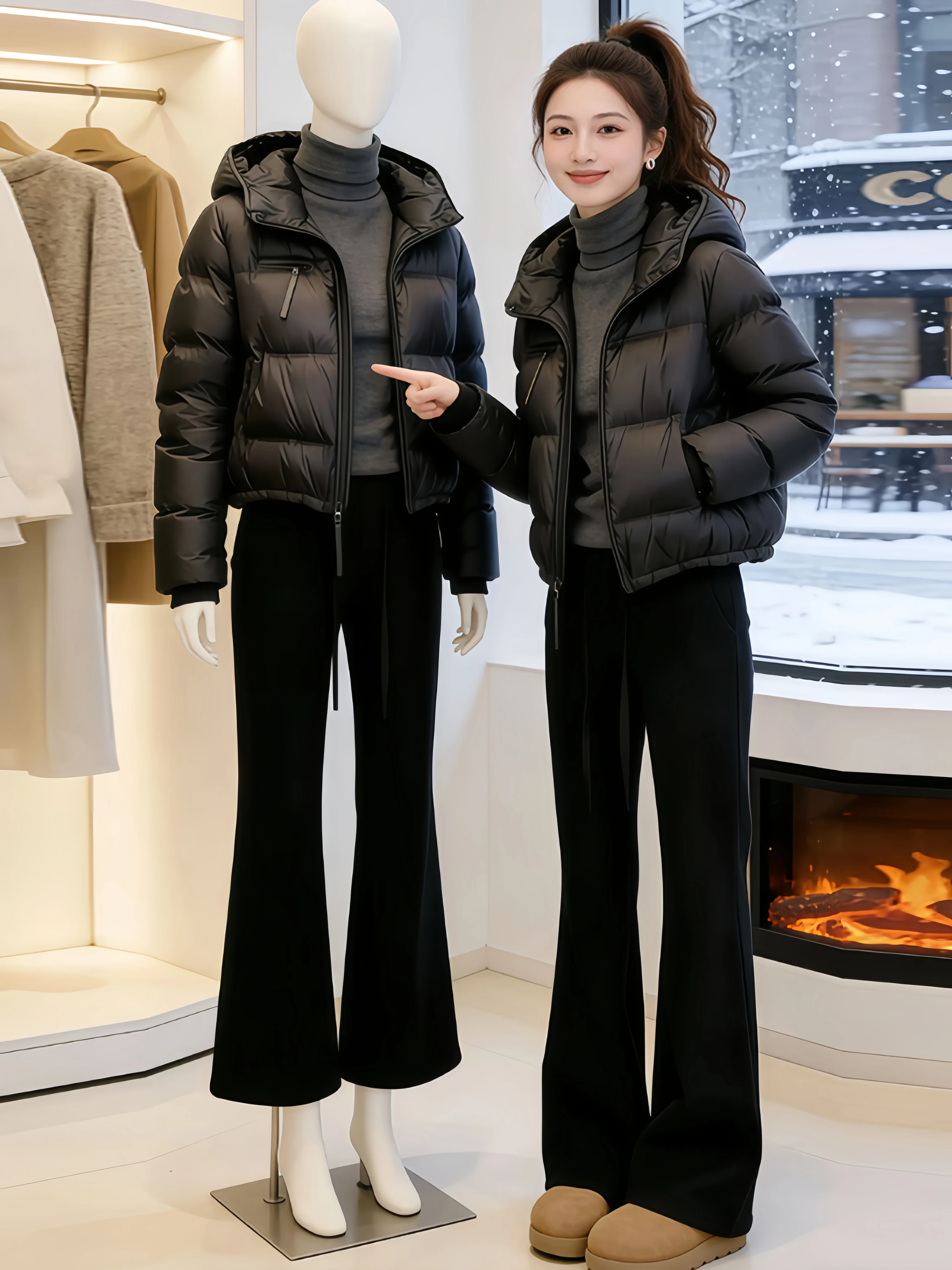 Stylish Short Puffer Jacket Women's Cotton down Coat Stand Collar Bread Style Autumn Winter High Design Sense Korean Version
Stylish Short Puffer Jacket Women's Cotton down Coat Stand Collar Bread Style Autumn Winter High Design Sense Korean Version