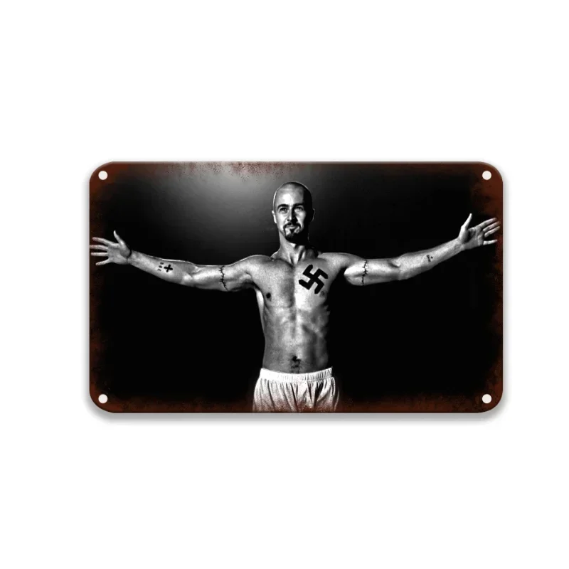 American History X 1998 New Classical Metal Tin Signs Movies Art Poster for Vintage Decor 8x12 Inches Wall Decor
American History X 1998 New Classical Metal Tin Signs Movies Art Poster for Vintage Decor 8x12 Inches Wall Decor