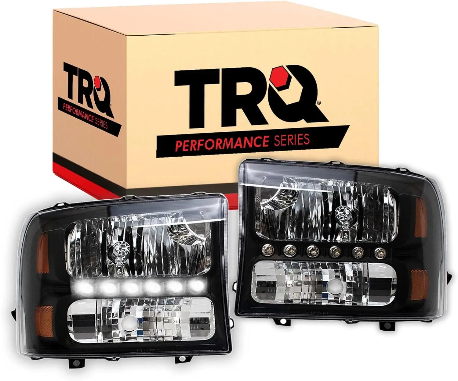 Performance Headlight w/Corner Light Set LED DRL Black Housing for 99-04 Ford Super Duty
Performance Headlight w/Corner Light Set LED DRL Black Housing for 99-04 Ford Super Duty