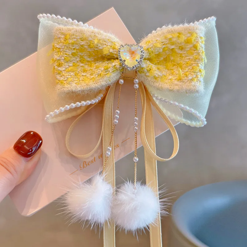 Mink Hair Bow Clip For Girl Princess Styling Hairpins Rhinestone Woolen Ball Ornaments Girls Women Hair Accessories
Mink Hair Bow Clip For Girl Princess Styling Hairpins Rhinestone Woolen Ball Ornaments Girls Women Hair Accessories
