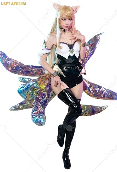 Miccostumes Women's Game Pop Star Girls Cosplay Costume Bodysuit with Fox Ears Halloween Cosplay Costumes
Miccostumes Women's Game Pop Star Girls Cosplay Costume Bodysuit with Fox Ears Halloween Cosplay Costumes