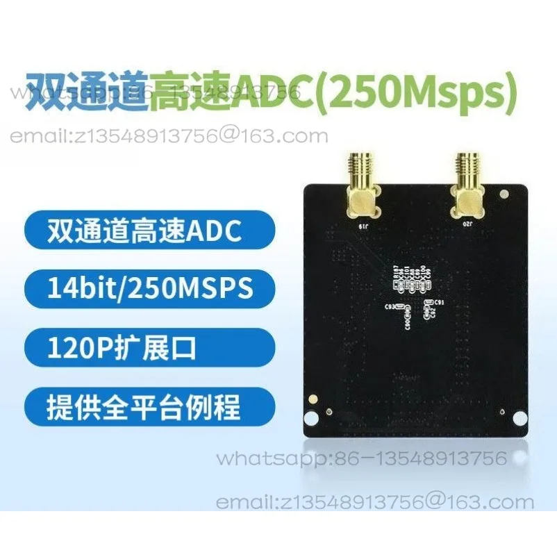 Двухканальный высокоскоростной АЦП AD9643 250Msps PZ9643
Двухканальный высокоскоростной АЦП AD9643 250Msps PZ9643