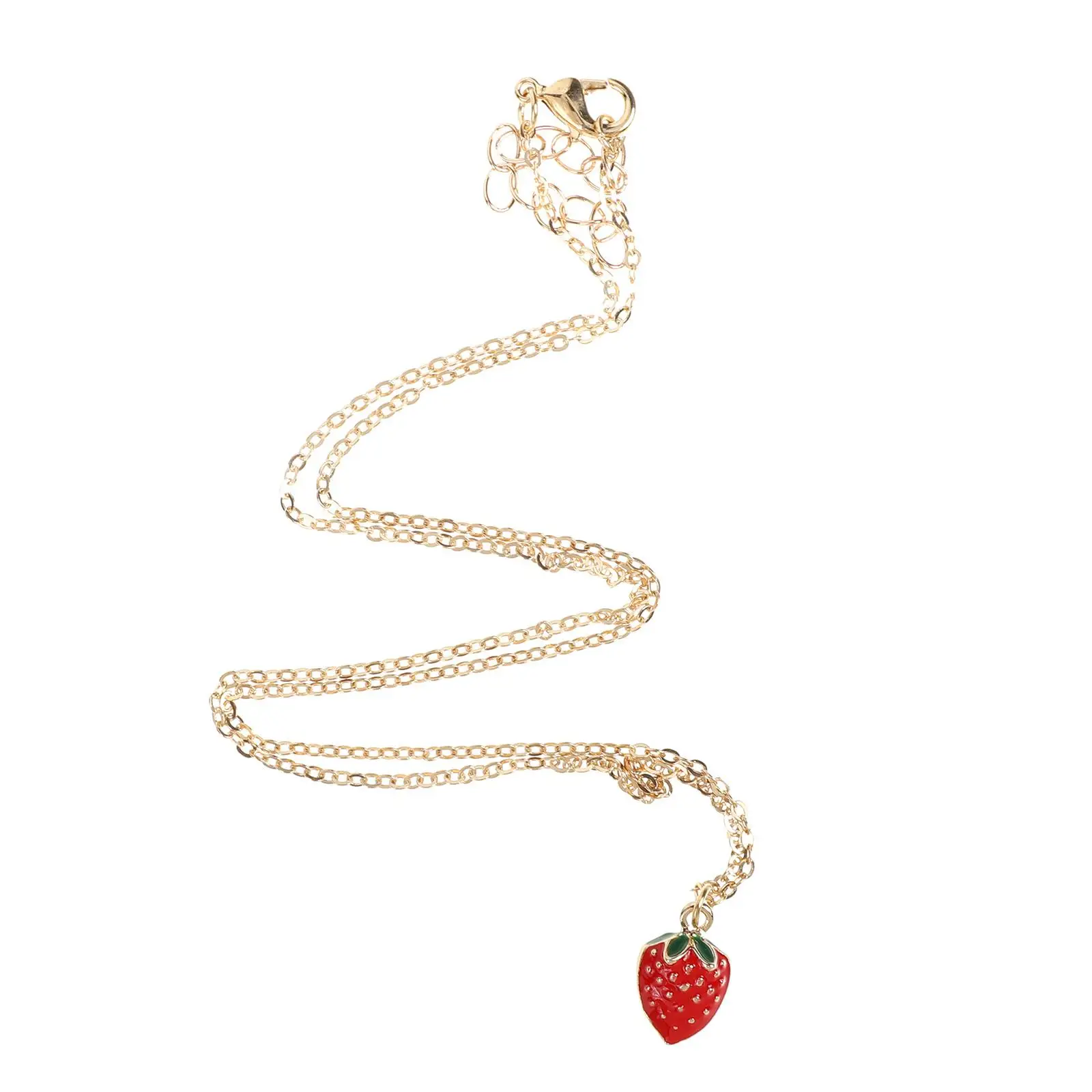 Strawberry Pendant Necklace Jewelry Fruit for Girls Women Cute Creative Necklaces Teen Bright Luster Long Lasting Smooth Edges
Strawberry Pendant Necklace Jewelry Fruit for Girls Women Cute Creative Necklaces Teen Bright Luster Long Lasting Smooth Edges