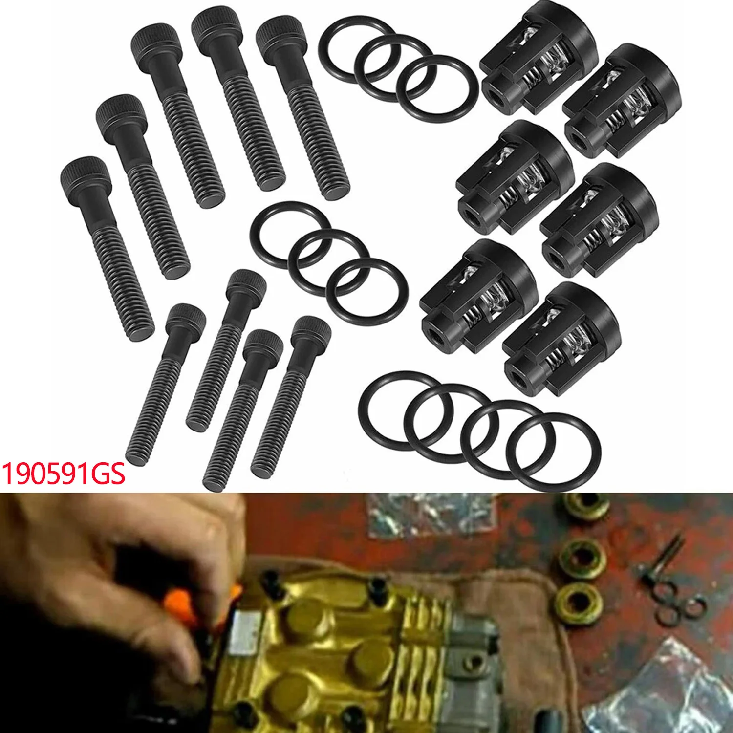 25PCS/Set Pressure Washer Pump Valve Check Kit 190591GS fits for Briggs and Stratton, Snapper, Troy-Bilt, Craftsman
25PCS/Set Pressure Washer Pump Valve Check Kit 190591GS fits for Briggs and Stratton, Snapper, Troy-Bilt, Craftsman
