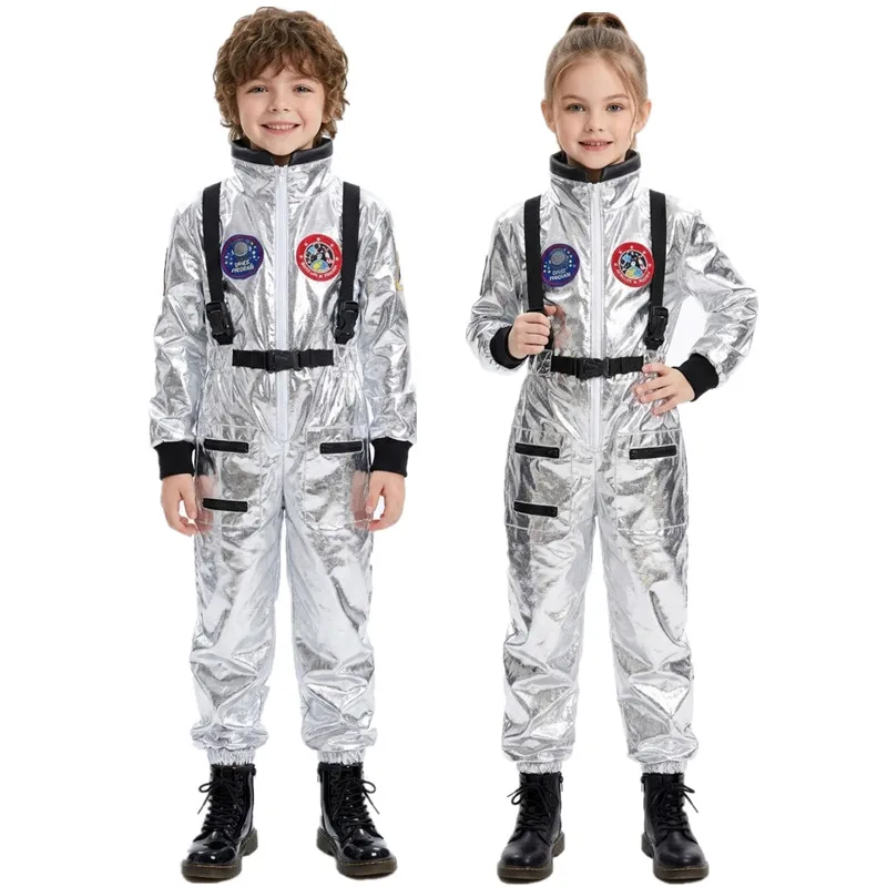Classic Silver Space Suit Cosplay Halloween Children's Costume Stage Performance Outfit Technology Group Astronaut Ensemble
Classic Silver Space Suit Cosplay Halloween Children's Costume Stage Performance Outfit Technology Group Astronaut Ensemble