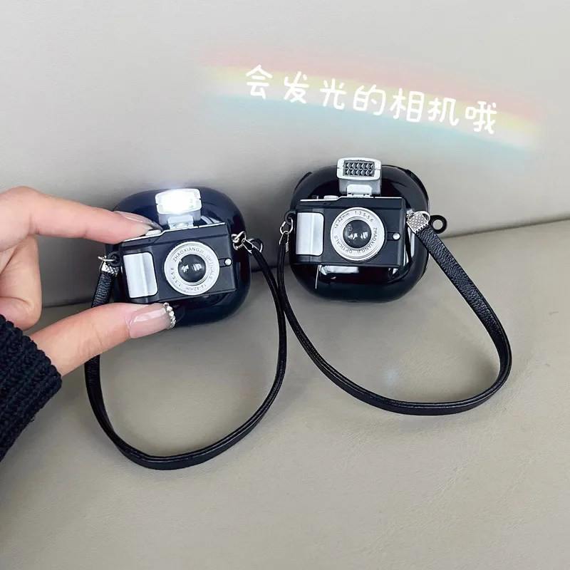 For Samsung Galaxy Buds Live/Buds2/Buds Pro/Buds2 pro Case 3D Camera Can Light Up Silicon Earphone Case For Buds Live Case Funda
For Samsung Galaxy Buds Live/Buds2/Buds Pro/Buds2 pro Case 3D Camera Can Light Up Silicon Earphone Case For Buds Live Case Funda