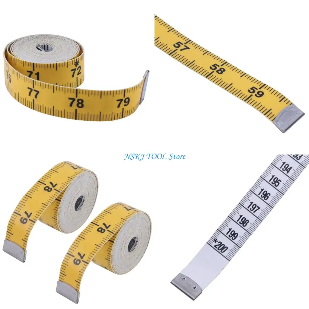 L8RC 60inch/150cm Soft Tape Measure, Pocket Measuring Tape for Sewings Tailor Cloth Body Measurement, 2 Pack
L8RC 60inch/150cm Soft Tape Measure, Pocket Measuring Tape for Sewings Tailor Cloth Body Measurement, 2 Pack