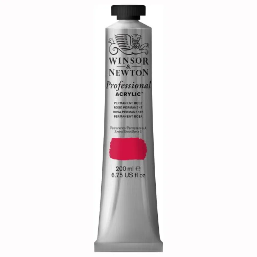 Professional Acrylic Paint, 200ml,Permanent Rose
Professional Acrylic Paint, 200ml,Permanent Rose