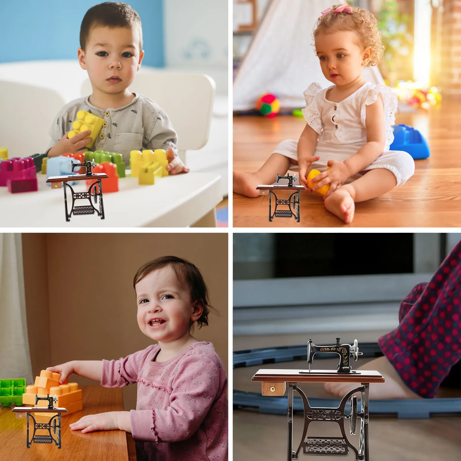 Mini Sewing Machine Wooden Craft Model Dollhouse Furniture Accessory Vintage Style Home Decor Ornament Tiny Simulation Machine
Mini Sewing Machine Wooden Craft Model Dollhouse Furniture Accessory Vintage Style Home Decor Ornament Tiny Simulation Machine