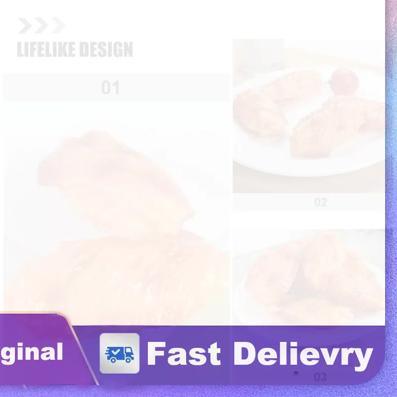 4 Pcs Chicken Wing Ornaments Fake Legs Artificial Food for Display Props Adorable Pvc Decor
4 Pcs Chicken Wing Ornaments Fake Legs Artificial Food for Display Props Adorable Pvc Decor