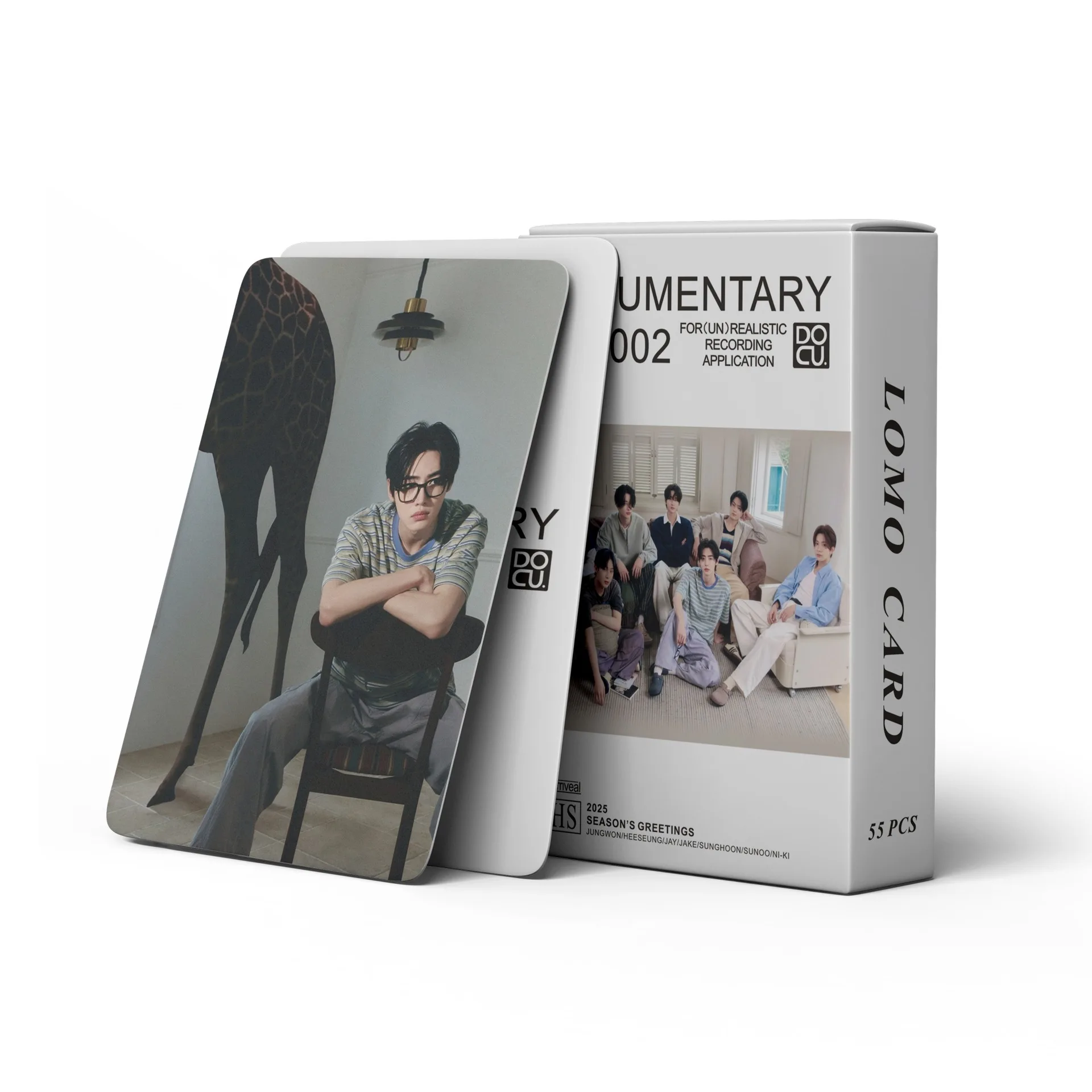 55 шт. KPOP Idol Boy, новый альбом 2025 SEASON'S GREETINGS Lomo Cards HD Printd фотокарточки HEESEUNG JAY JAKE SUNGHOON, подарки для фанатов
55 шт. KPOP Idol Boy, новый альбом 2025 SEASON'S GREETINGS Lomo Cards HD Printd фотокарточки HEESEUNG JAY JAKE SUNGHOON, подарки для фанатов