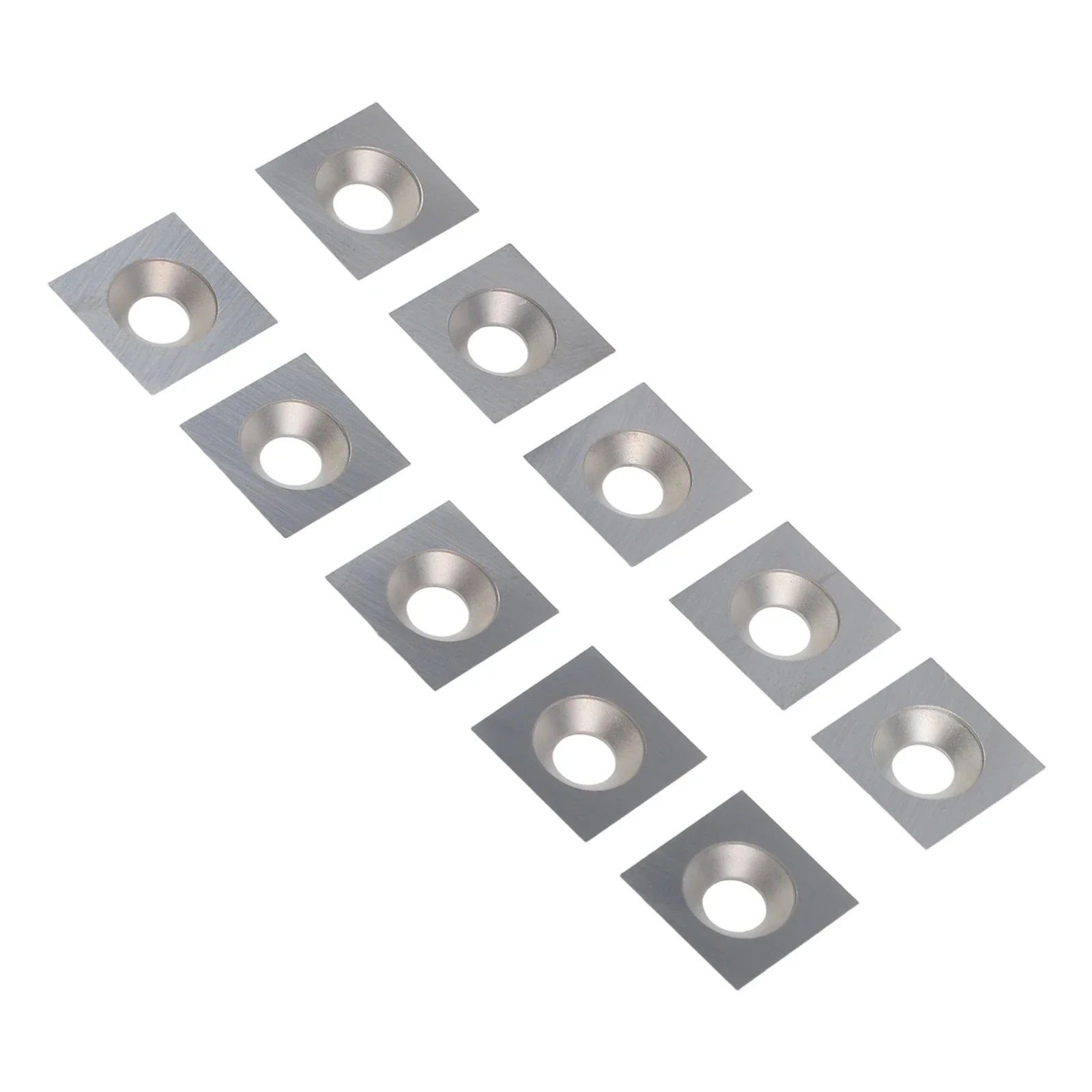 10pcs Square Carbide Inserts Blades Replacement 12x12x2 2mm Compatible With For Woodworking Spiral Planer Heads And Lathe Tools
10pcs Square Carbide Inserts Blades Replacement 12x12x2 2mm Compatible With For Woodworking Spiral Planer Heads And Lathe Tools