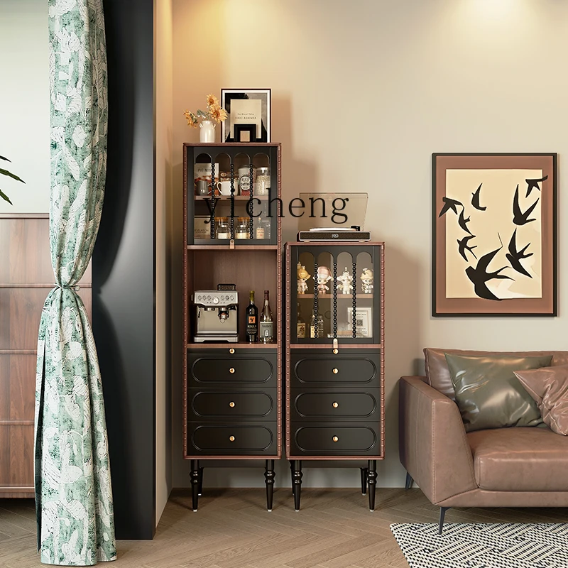 TWR Solid Wood Wall-Mounted Storage Cabinet Vintage Style Black Storage Cabinet Tea Cabinet
TWR Solid Wood Wall-Mounted Storage Cabinet Vintage Style Black Storage Cabinet Tea Cabinet