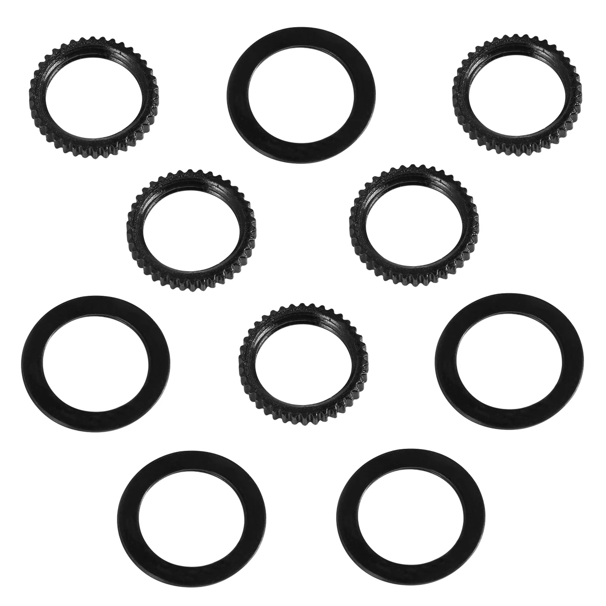 5 Pairs Gear Nut Gasket Guitar Electric Nuts Potentiometer Metal Fittings Washer
5 Pairs Gear Nut Gasket Guitar Electric Nuts Potentiometer Metal Fittings Washer