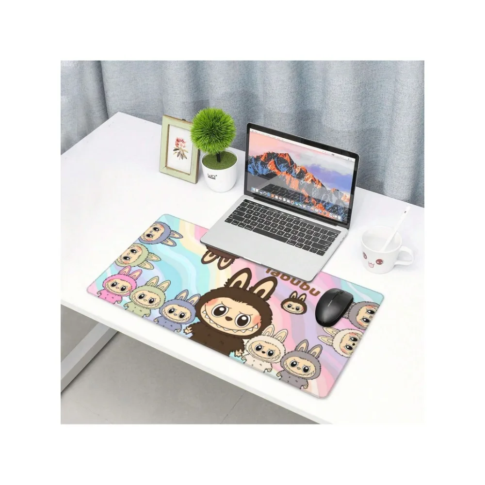 Милый коврик для мыши Labubu 60x30 см, мультяшный коврик для стола с нескользящим основанием, дизайн шва для дома, офиса, игровых и компьютерных аксессуаров
Милый коврик для мыши Labubu 60x30 см, мультяшный коврик для стола с нескользящим основанием, дизайн шва для дома, офиса, игровых и компьютерных аксессуаров