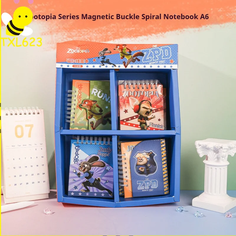 Authentic Zootopia Series Magnetic Clip Spiral Notebook A6 Student Cartoon Color Page Pocket Notebook Anime Stationery Gifts
Authentic Zootopia Series Magnetic Clip Spiral Notebook A6 Student Cartoon Color Page Pocket Notebook Anime Stationery Gifts