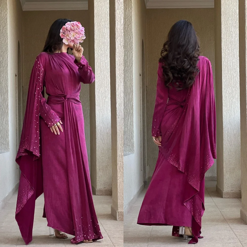 Customized Jersey Sequined Ruched Quinceanera A-line High Collar Bespoke Occasion Gown Long Dresses
Customized Jersey Sequined Ruched Quinceanera A-line High Collar Bespoke Occasion Gown Long Dresses