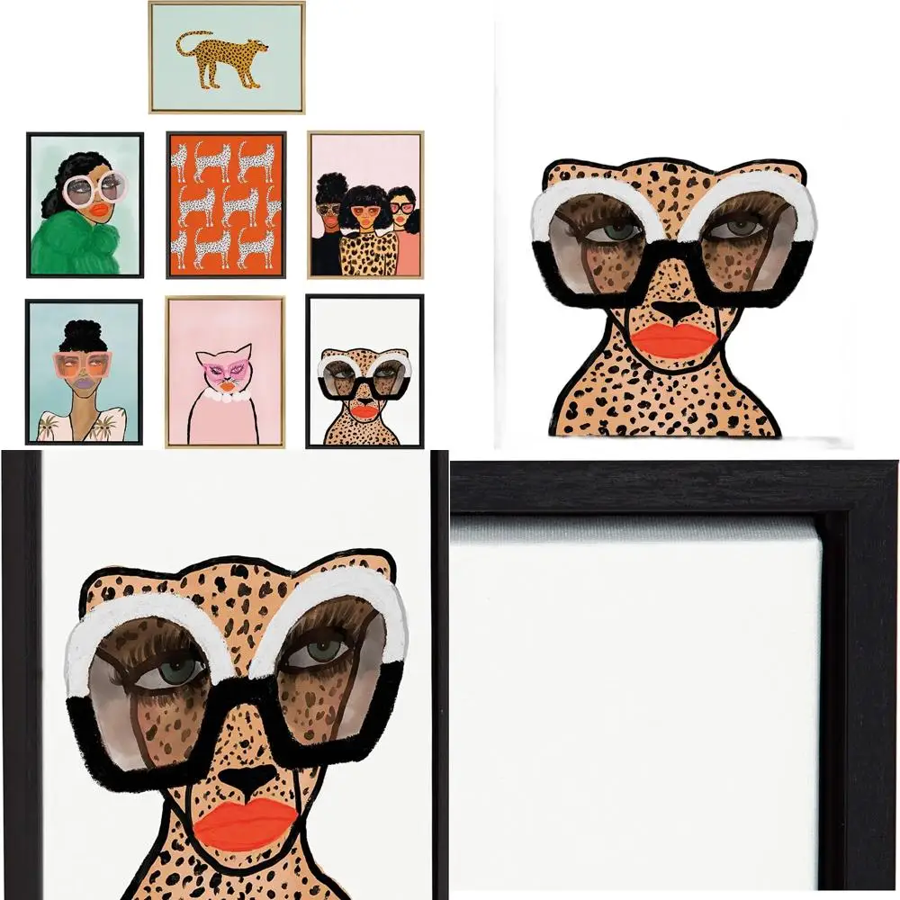 Современное искусство Cheetah Kendra Dandy's 18x24: Sylvie & Laurel, холст в рамке, настенный декор
Современное искусство Cheetah Kendra Dandy's 18x24: Sylvie & Laurel, холст в рамке, настенный декор