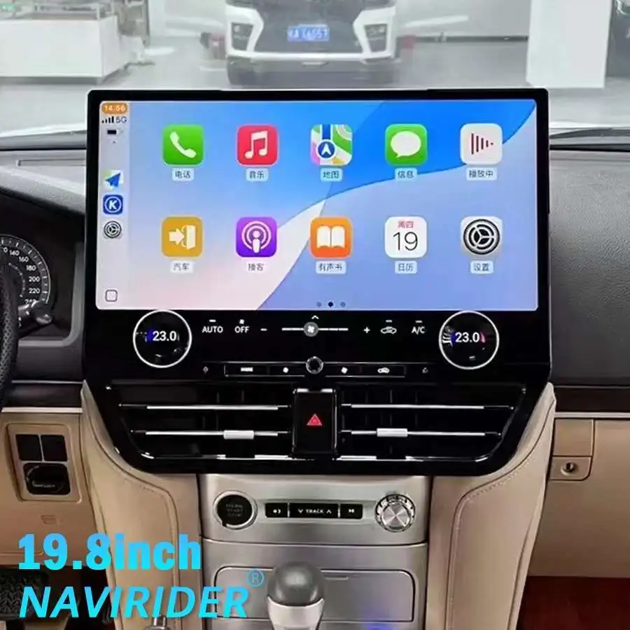 Головный блок 19,8 дюйма для Land Cruiser 2008-2021 GXR VXR Qualcomm Octa core Android 13 Встроенный 360 CarPlay Android auto 4G WIFI BT
Головный блок 19,8 дюйма для Land Cruiser 2008-2021 GXR VXR Qualcomm Octa core Android 13 Встроенный 360 CarPlay Android auto 4G WIFI BT