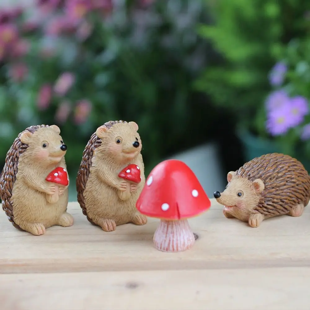 7pcs Crafts Resin Hedgehog Mushroom Statue Cartoon Cute Animal Sculpture Simulation Waterproof Garden Miniatures Figurine Bonsai
7pcs Crafts Resin Hedgehog Mushroom Statue Cartoon Cute Animal Sculpture Simulation Waterproof Garden Miniatures Figurine Bonsai