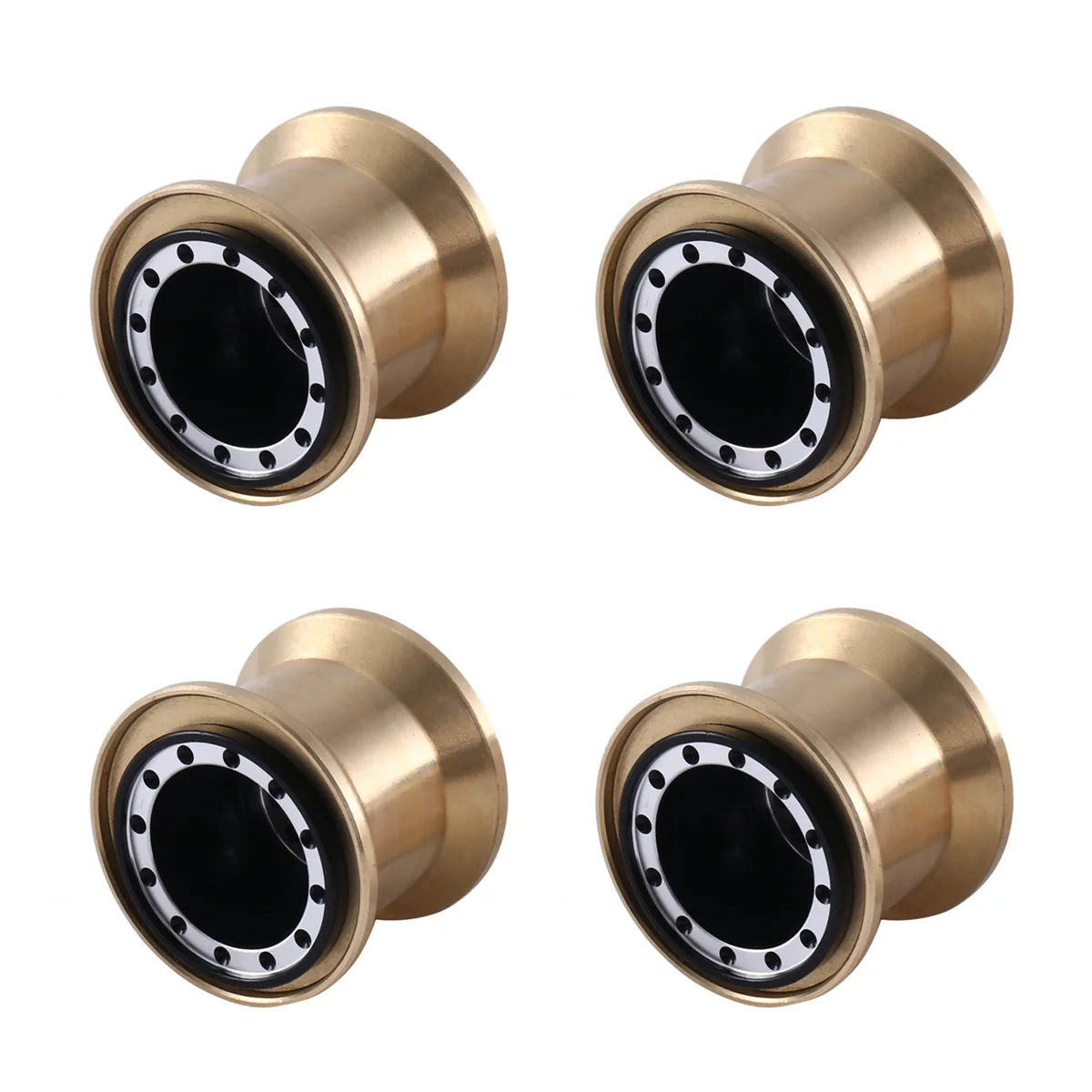 New 4Pcs Brass Clamp Ring Metal 1.0 Wheel Rim Wheel Hub for FMS FCX24 Max Smasher 1/24 RC Crawler Car Upgrade Accessories,1
New 4Pcs Brass Clamp Ring Metal 1.0 Wheel Rim Wheel Hub for FMS FCX24 Max Smasher 1/24 RC Crawler Car Upgrade Accessories,1