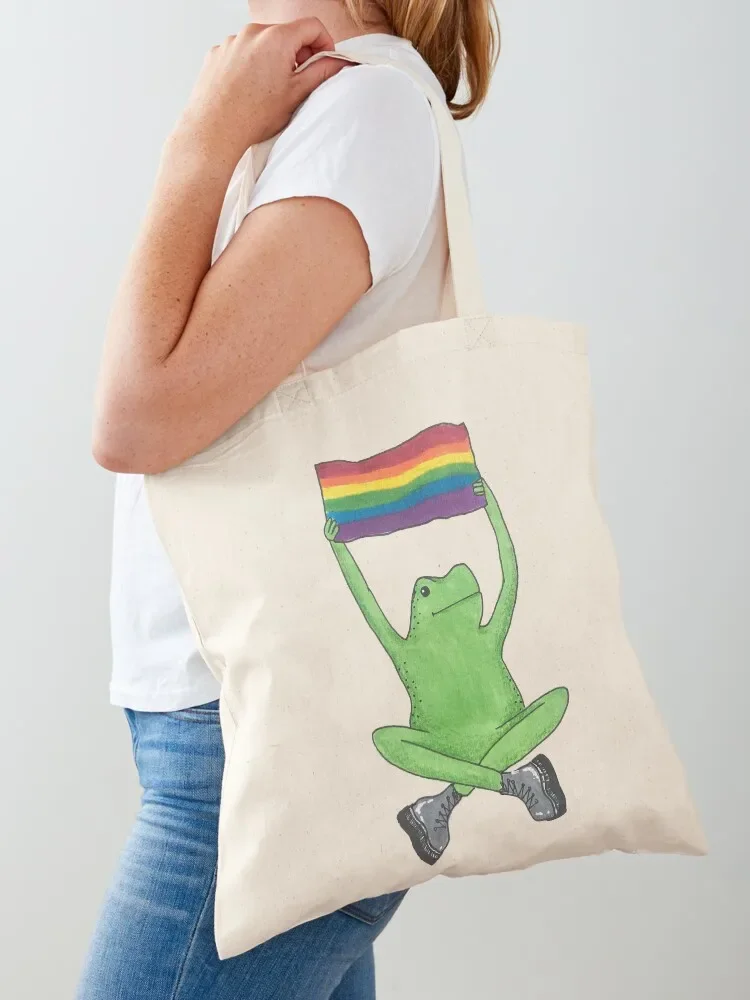 pride frog Tote Bag Women's beach bags bag for beach Women's shopping bag Canvas
pride frog Tote Bag Women's beach bags bag for beach Women's shopping bag Canvas