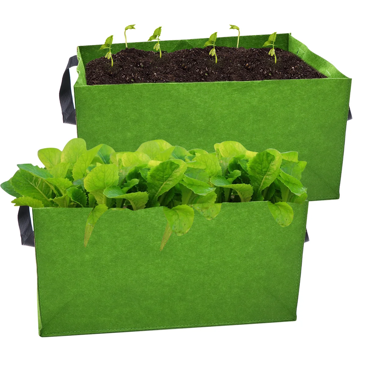 2PCS Planting Bags Lightweight Durable Breathable Felt Material for Herbs Vegetables Gardening Use
2PCS Planting Bags Lightweight Durable Breathable Felt Material for Herbs Vegetables Gardening Use