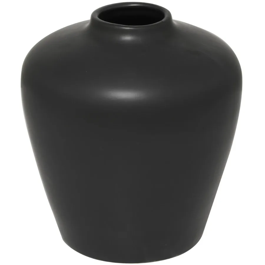 14" Matte Black Ceramic Vase
14" Matte Black Ceramic Vase
