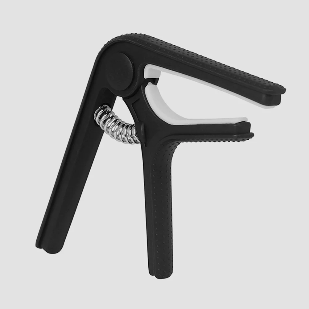 Guitar Capo for Acoustic Classical Electric Ukulele Tuner Clamp Anti Slip Black Plastic Lightweight Guitar Accessory
Guitar Capo for Acoustic Classical Electric Ukulele Tuner Clamp Anti Slip Black Plastic Lightweight Guitar Accessory