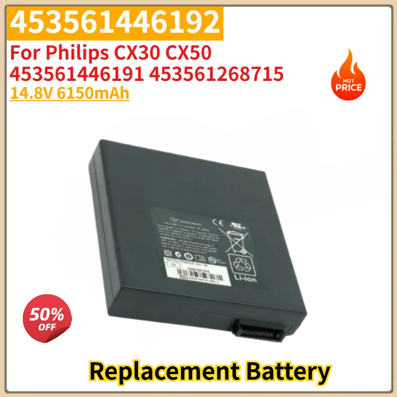 100% New High Quality 453561446192 Battery 14.8V 6150mAh for Philips CX30 CX50 453561446191 453561268715 Replacement Battery
100% New High Quality 453561446192 Battery 14.8V 6150mAh for Philips CX30 CX50 453561446191 453561268715 Replacement Battery