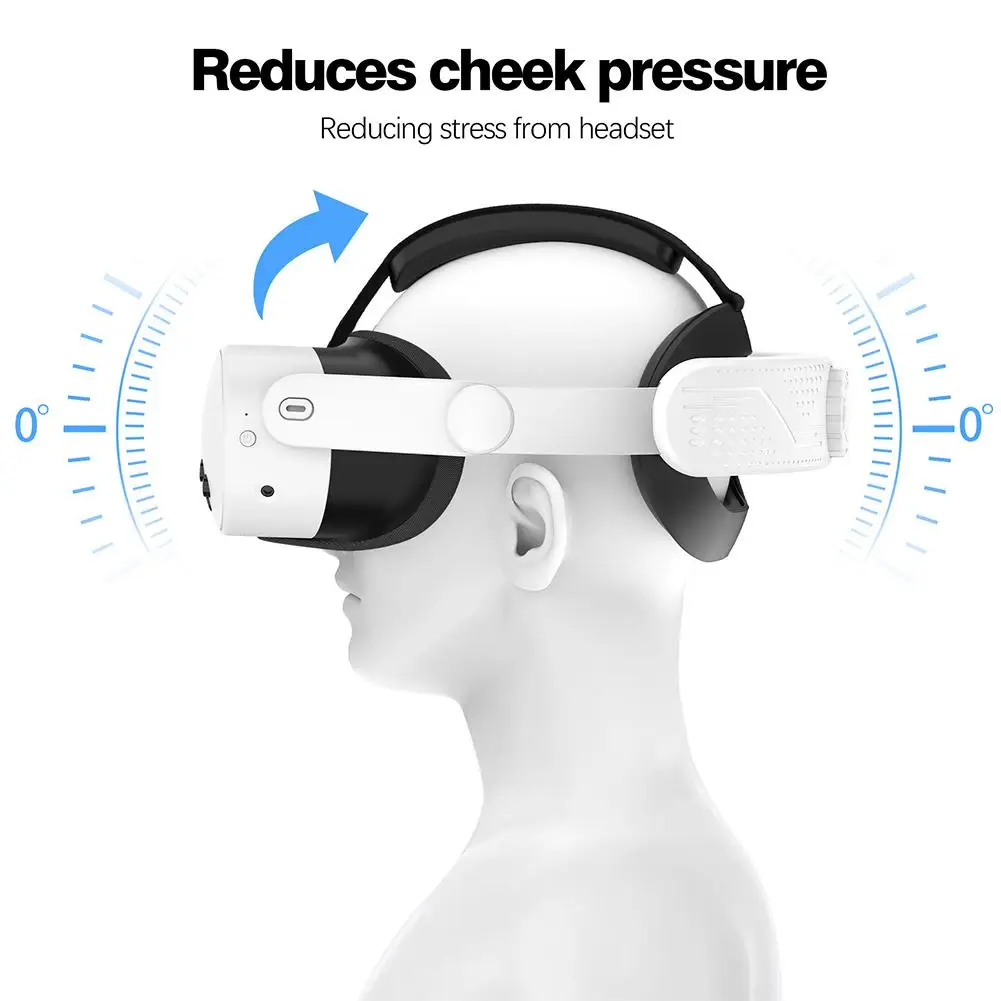 Adjustable Head Strap Enhanced Support and Comfort Replacement Head Strap Reduce Pressure Headband for Meta Quest 3S VR N E H4N9
Adjustable Head Strap Enhanced Support and Comfort Replacement Head Strap Reduce Pressure Headband for Meta Quest 3S VR N E H4N9