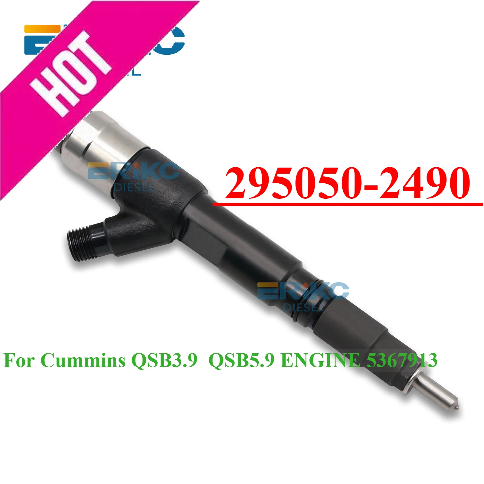295050-2490 Auto Injector 2950502490 For Denso Cummins QSB3.9 QSB5.9 ENGINE 5367913
295050-2490 Auto Injector 2950502490 For Denso Cummins QSB3.9 QSB5.9 ENGINE 5367913