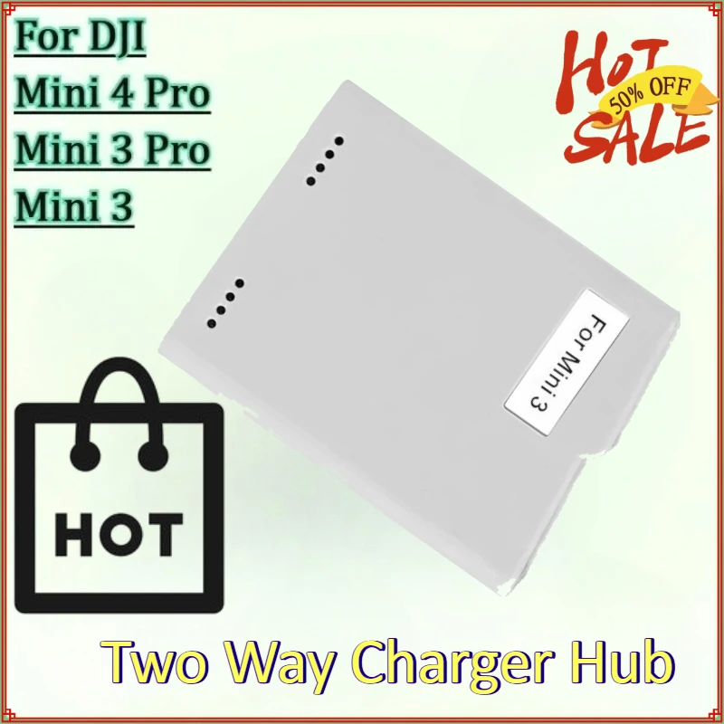 Battery Accessories Two Way Charger Hub for DJI Mini 4 Pro/ Mini 3 Pro/Mini 3 Battery Charging Manager Housekeeper Charging
Battery Accessories Two Way Charger Hub for DJI Mini 4 Pro/ Mini 3 Pro/Mini 3 Battery Charging Manager Housekeeper Charging