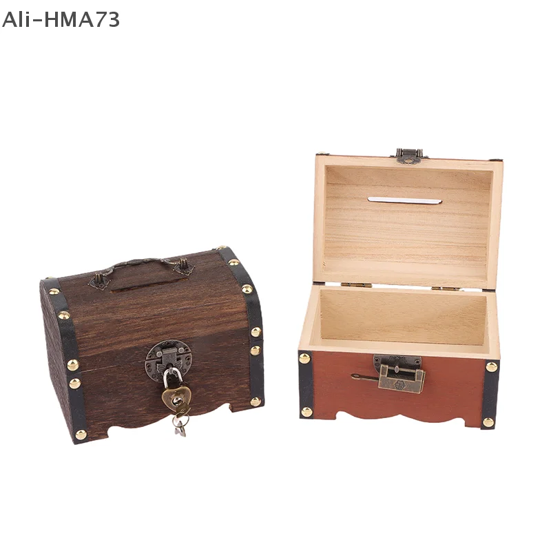 1Pc Retro Wooden Treasure Storage Box With Vintage Lock Home Organizer Storage Case Box Container For Home Decoration
1Pc Retro Wooden Treasure Storage Box With Vintage Lock Home Organizer Storage Case Box Container For Home Decoration