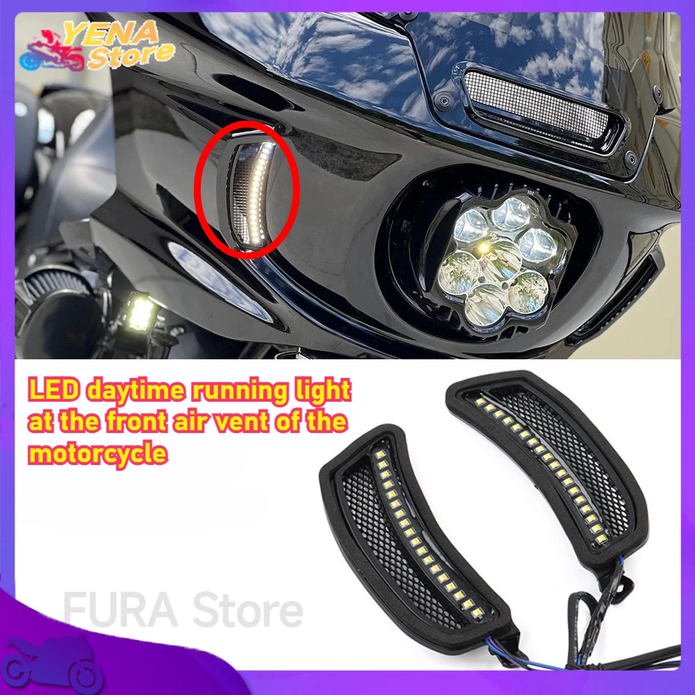 Suitable for Harley-Davidson Soft Tail Road Low Rider ST 2022-2024LED headlight vent decoration motorcycle accessories
Suitable for Harley-Davidson Soft Tail Road Low Rider ST 2022-2024LED headlight vent decoration motorcycle accessories