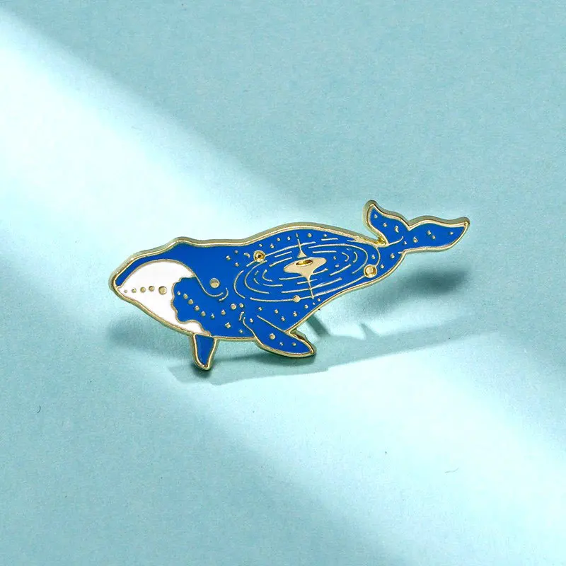 New Unisex Cartoon Starry Sky Blue Whale Brooch Big Fish Alloy Badge Pin For DIY Bags Shoes Hat Scarf T-shirt Jeans Decoration
New Unisex Cartoon Starry Sky Blue Whale Brooch Big Fish Alloy Badge Pin For DIY Bags Shoes Hat Scarf T-shirt Jeans Decoration