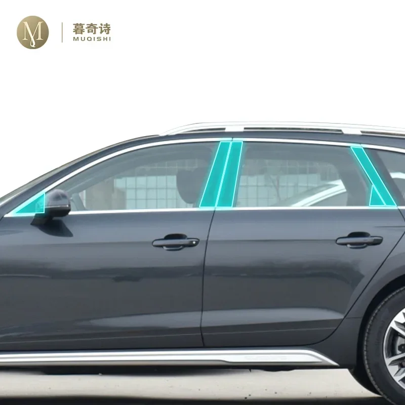 For Audi A4 B9 2020-2023 Car Exterior protection B C Window pillar strip PPF paint protective film TPU Transparent film refit
For Audi A4 B9 2020-2023 Car Exterior protection B C Window pillar strip PPF paint protective film TPU Transparent film refit