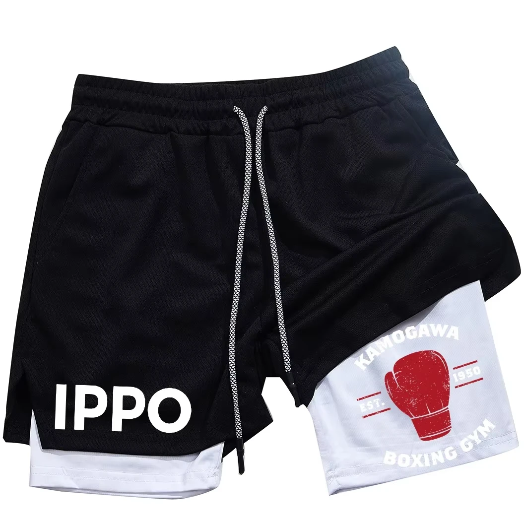 Men's New Anime IPPO Printed 2-in-1 Compression Shorts Sports Performance Gym Shorts Fast-drying Fitness Exercise Boxing
Men's New Anime IPPO Printed 2-in-1 Compression Shorts Sports Performance Gym Shorts Fast-drying Fitness Exercise Boxing
