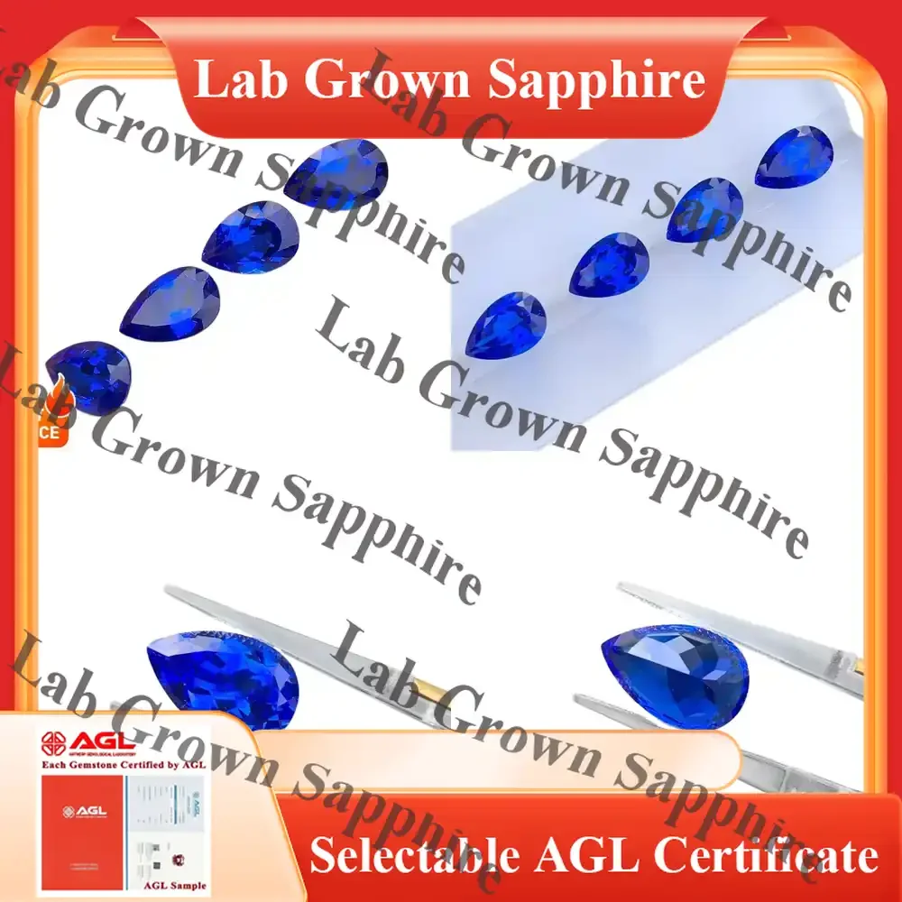 Lab Grown Blue Sapphire Gemstone Pear Cut Loose for DIY Ring Necklace Earrings Lab Created Sapphire Jewelry Making Supplies
Lab Grown Blue Sapphire Gemstone Pear Cut Loose for DIY Ring Necklace Earrings Lab Created Sapphire Jewelry Making Supplies