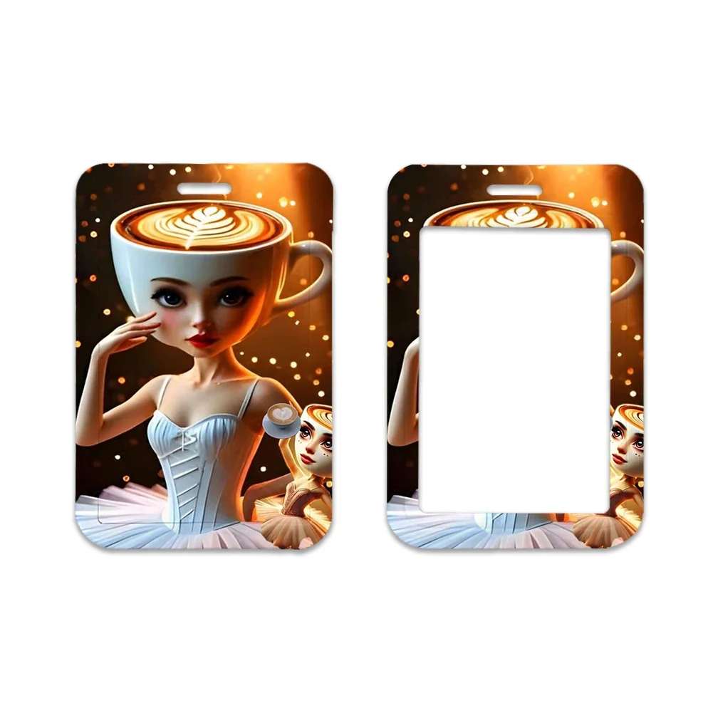 Cappuccino Work Card Holder Hot Cup Girl Work Name Badge Holder with Keychains Student Id Card Lanyard Holder Accessories
Cappuccino Work Card Holder Hot Cup Girl Work Name Badge Holder with Keychains Student Id Card Lanyard Holder Accessories