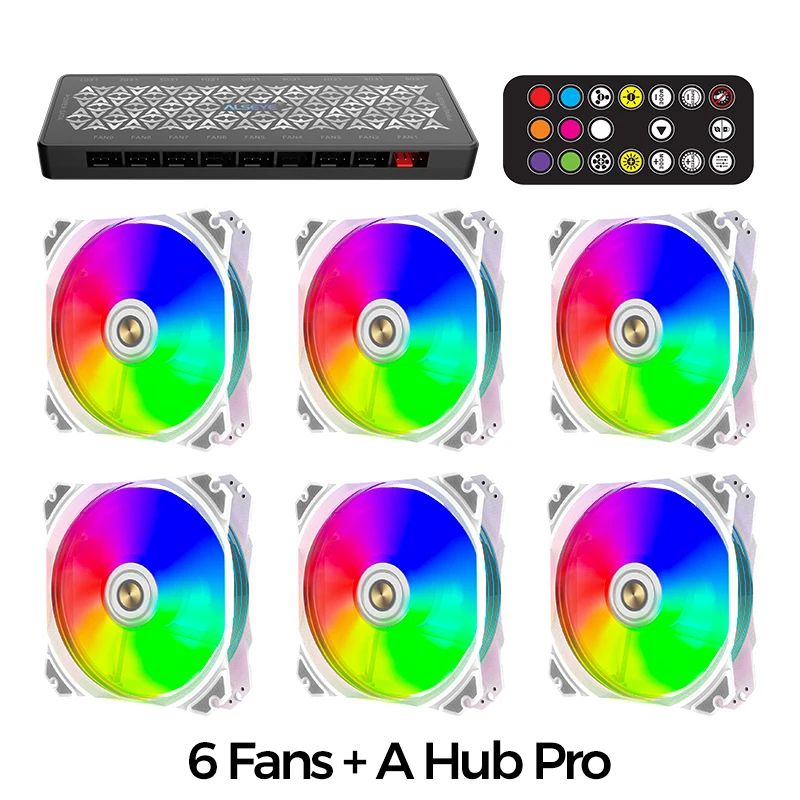 ALSEYE 6Pcs MAX M120-P Fan 120mm ARGB Light Forward Blade FDB Bearing Mute PWM Fan 5V 3Pin Heatsink Aura Sync Fan For PC Case
ALSEYE 6Pcs MAX M120-P Fan 120mm ARGB Light Forward Blade FDB Bearing Mute PWM Fan 5V 3Pin Heatsink Aura Sync Fan For PC Case