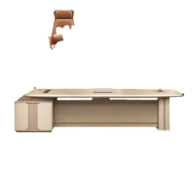 Boss office chair combination, simple modern computer president desk
Boss office chair combination, simple modern computer president desk