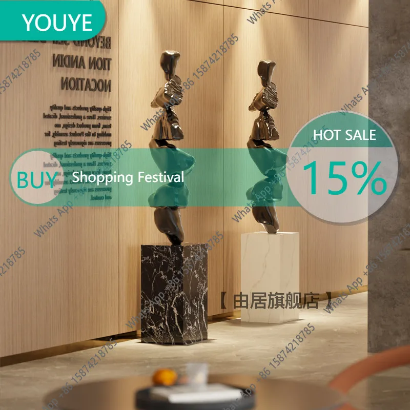 T64 Stone To Run Abstract Sculpture Wabi-living Room Floor-to-ceiling Large Ornaments Hotel Art Decorations
T64 Stone To Run Abstract Sculpture Wabi-living Room Floor-to-ceiling Large Ornaments Hotel Art Decorations