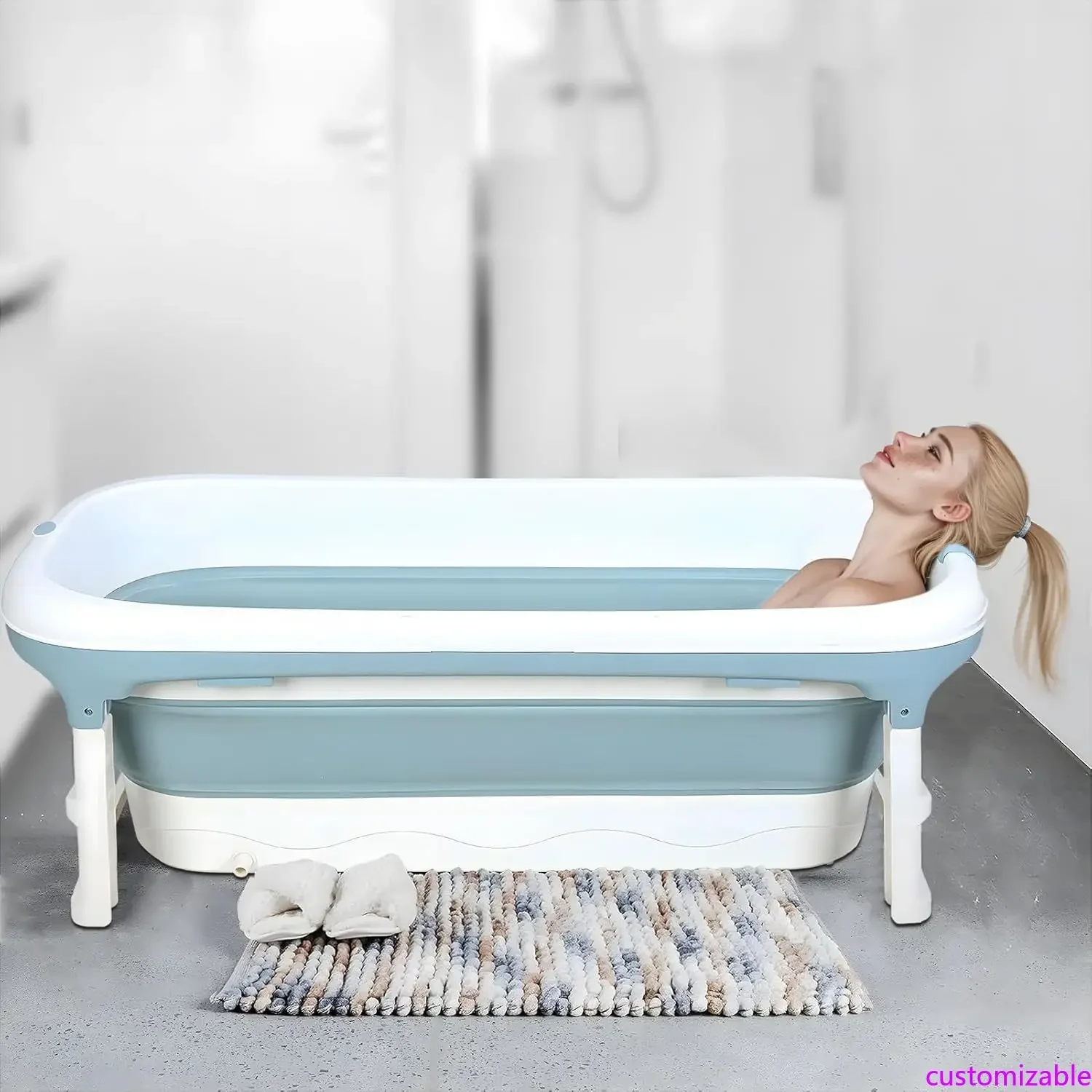 Adult-Sized Portable Ice Bath Tub, Collapsible Adult Bathtub for Showers, Outdoor Camping Baths, and Sitz Bathing Solutions
Adult-Sized Portable Ice Bath Tub, Collapsible Adult Bathtub for Showers, Outdoor Camping Baths, and Sitz Bathing Solutions