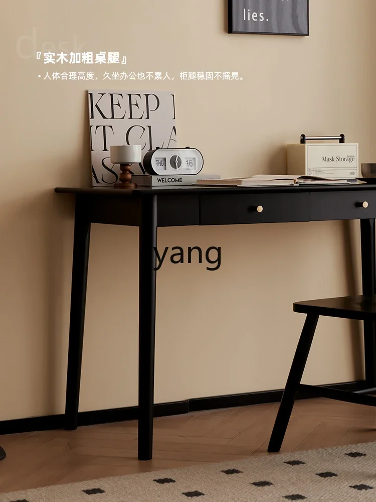 Lmm Solid Wood Simple Modern Black Light Luxury Home Study Desk Living Room Study Computer Desk
Lmm Solid Wood Simple Modern Black Light Luxury Home Study Desk Living Room Study Computer Desk