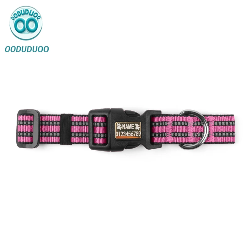 OODUDUOO Reflective Anti-Lost Dog Collar Lightweight Breathable Fashionable Colors Adjustable Pet Collar for Medium & Large Dogs
OODUDUOO Reflective Anti-Lost Dog Collar Lightweight Breathable Fashionable Colors Adjustable Pet Collar for Medium & Large Dogs