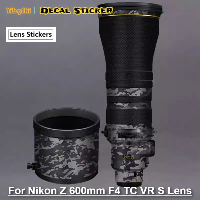 For Nikon Z 600mm F4 TC VR S Lens Premium Decal Skin for Nikon Z 600 f/4 Lens Protector Anti-scratch Cover Film Sticker
For Nikon Z 600mm F4 TC VR S Lens Premium Decal Skin for Nikon Z 600 f/4 Lens Protector Anti-scratch Cover Film Sticker