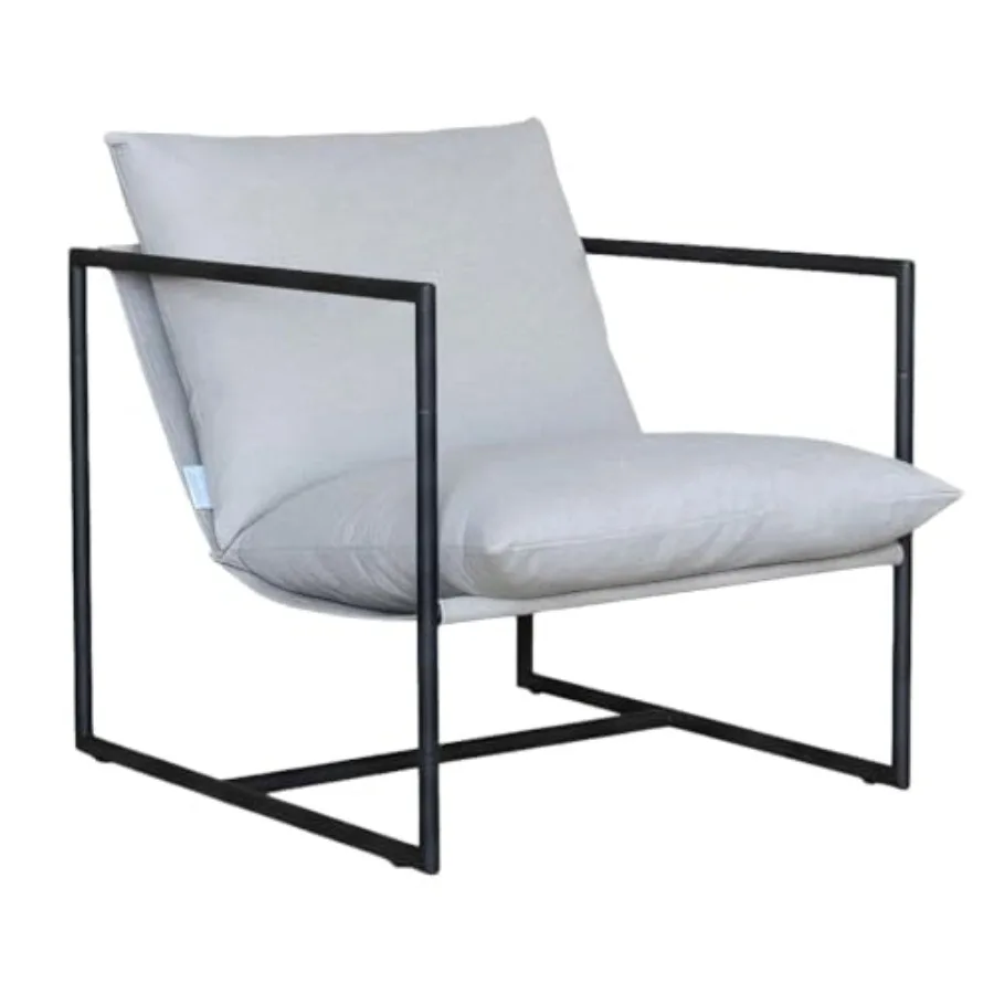 Outdoor Patio Lounge Chair with Waterproof Cushions - All-Weather Metal Frame Armchair for Garden Deck Poolside Grey
Outdoor Patio Lounge Chair with Waterproof Cushions - All-Weather Metal Frame Armchair for Garden Deck Poolside Grey