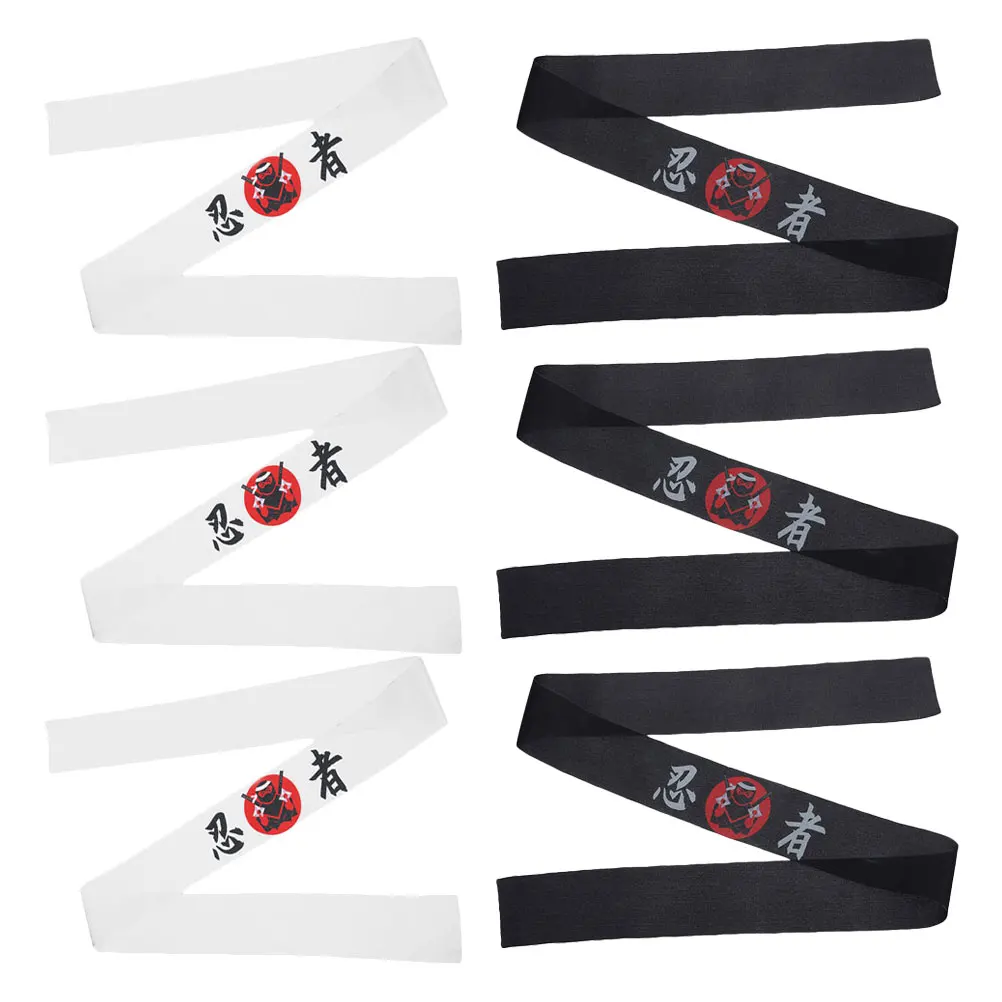 6 Pcs Headbands Japanese Print Chef Karate Sports Yoga Sweatbands Decorative Samurai Costume Accessories
6 Pcs Headbands Japanese Print Chef Karate Sports Yoga Sweatbands Decorative Samurai Costume Accessories