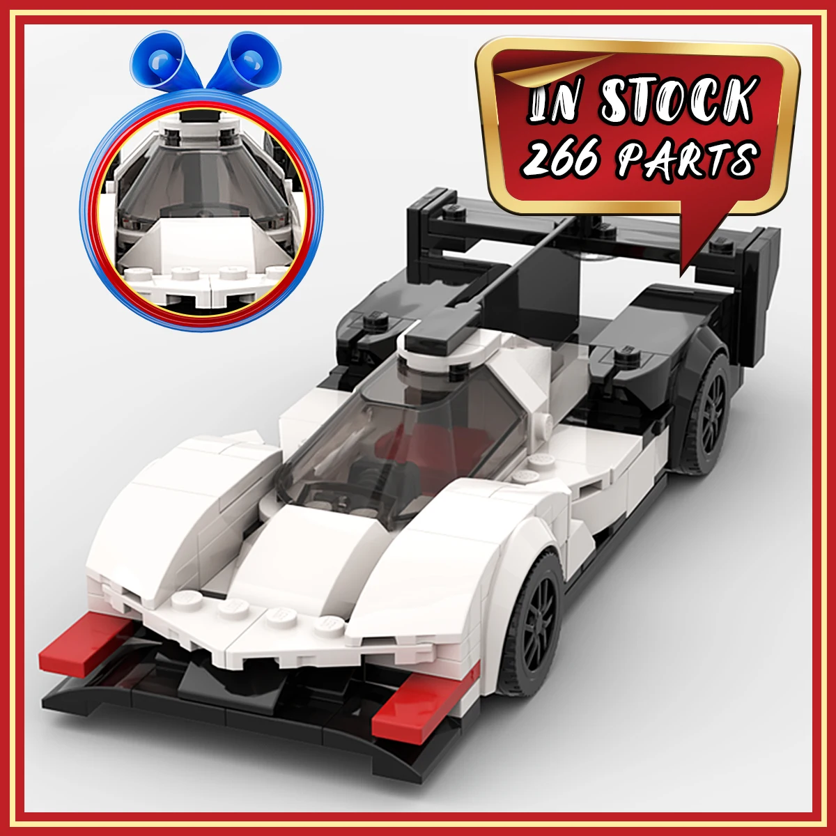 90s Retro Style Sports Racing Car Building Blocks, MOC-208596 DIY Model Kit, Fun Construction Toy Gift for Boys Kids
90s Retro Style Sports Racing Car Building Blocks, MOC-208596 DIY Model Kit, Fun Construction Toy Gift for Boys Kids